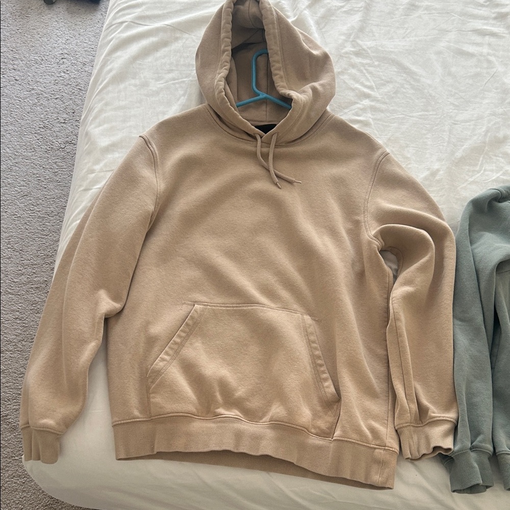 H&M Beige Hoodie for Men